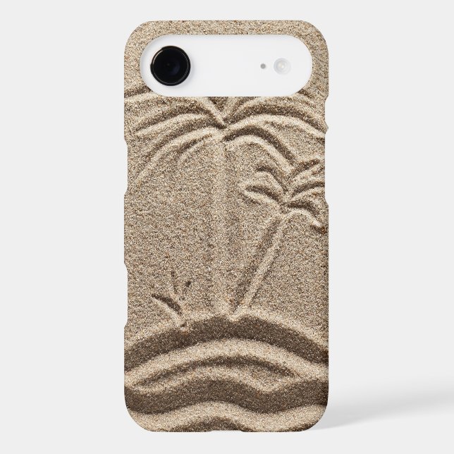 Coques Case-Mate iPhone Mariage de sable de plage d'île d'océan (Verso)