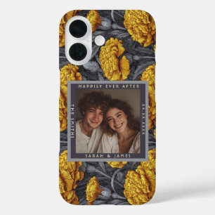 Coque Pour iPhone 16 Mariage de vigne de jardin de chrysanthème personn