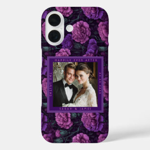 Coque Pour iPhone 16 Mariage Floral Fleur d'Œillet Intemporel