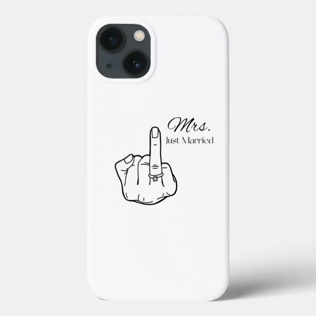 Coques Case-Mate iPhone Mariage Tee, Juste Des Chemises Mariées, Futures M (Verso)