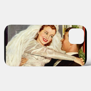 Etui iPhone Case-Mate Mariage vintage Nouveaux mariés, Mariée heureuse e