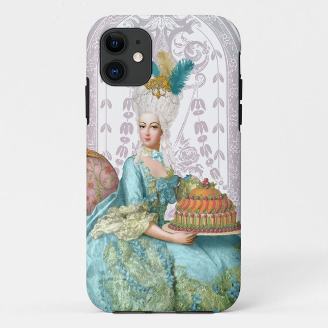 Coques Case-Mate iPhone Marie Antoinette Laissez manger du gâteau (Dos)