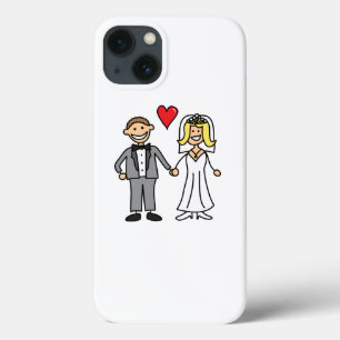 iPhone 13 Coque Mariée Et Salle (Ajoutez Votre Propre Texte)
