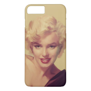 Coque iPhone 8 Plus/7 Plus Marilyn dans le noir