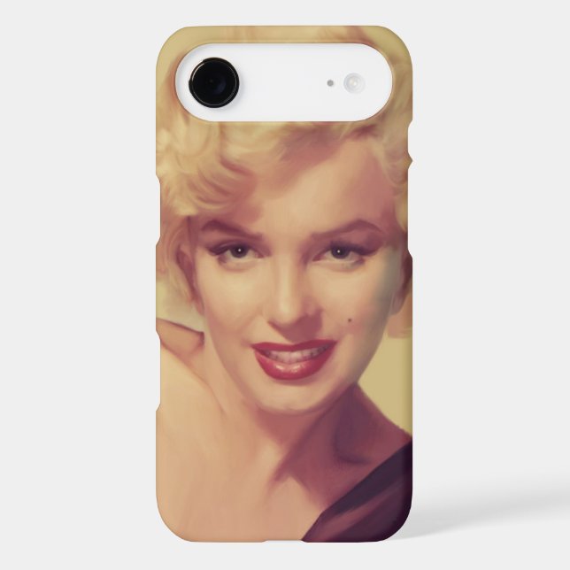 Coques Case-Mate iPhone Marilyn dans le noir (Verso)