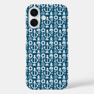 Coque Pour iPhone 16 Marin de la marine Élément motif marin