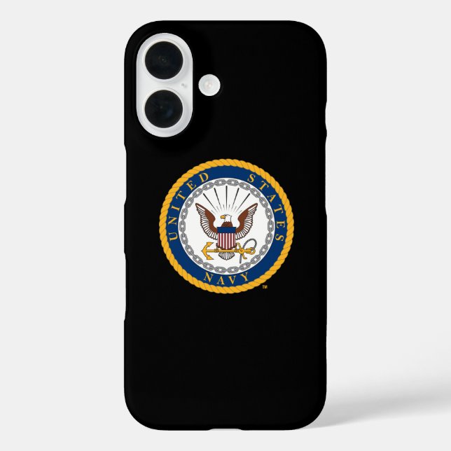 Coques Case-Mate iPhone Marine américaine | Emblème de la marine (Verso)