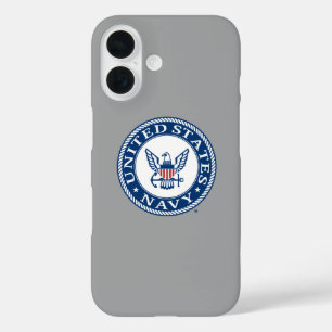 Coque Pour iPhone 16 Marine américaine   Navy Alt Emblem