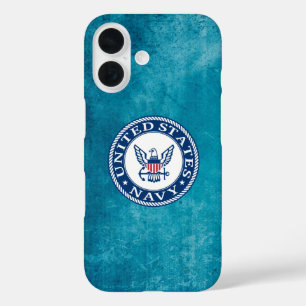 Coque Pour iPhone 16 Marine américaine Navy Alt Emblem