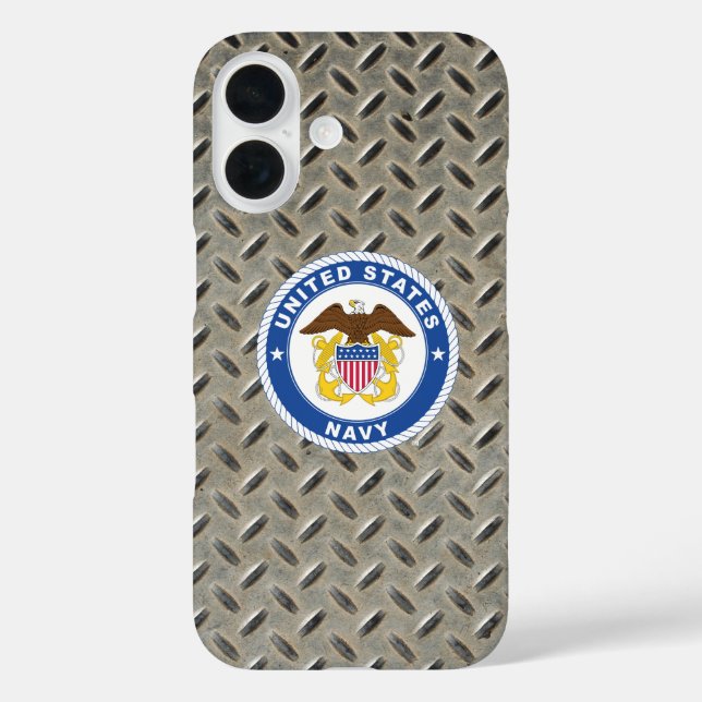 Coques Case-Mate iPhone Marine américaine | Officier Crest (Verso)