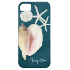 Marine Blue Seashell Moderne Beach Conflit Starfis