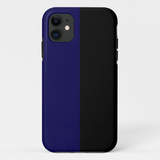 Marine de luxe et coques iphone noirs PERSONNALISA