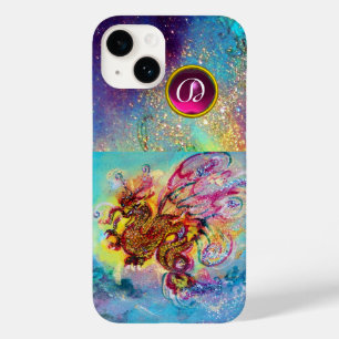 COQUES POUR iPhone MARINE DRAGON ROSE PURPLE GEM STONE MONOGRAMME