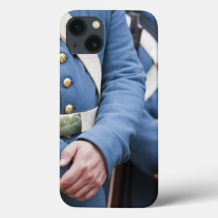 Etui iPhone 13 Marines de l'ère de la guerre de Sécession américa