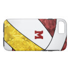 maroon jaune blanc esprit équipe filles volleyball