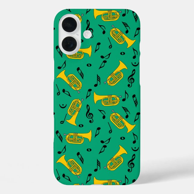 Coques Case-Mate iPhone Marquage Baritone Notes musicales Clés Treble (Verso)