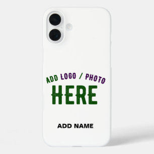 COQUES iPhone 16 PLUS MARQUE BLANCHE MODERNE ET PERSONNALISABLE VÉRIFIÉE