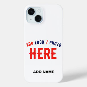 COQUE POUR iPhone 15 MARQUE BLANCHE MODERNE ET PERSONNALISABLE VÉRIFIÉE