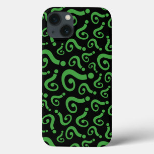 Case-Mate iPhone Case Marque d'interrogation verte