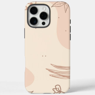 Coques iPhone 16 Pro Max Marron Linktree Floral Coloré |