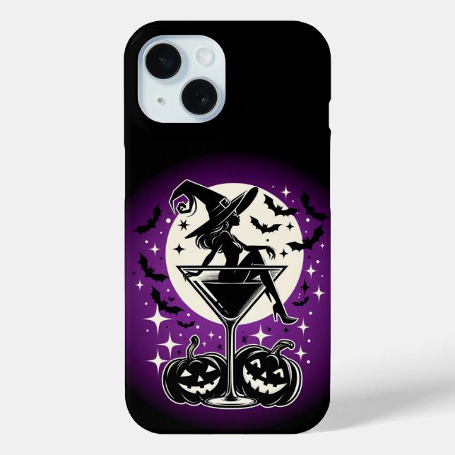 Coques Case-Mate iPhone Martini de la Sorcière Violette (Verso)