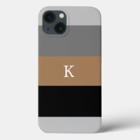 Masculine Coque-coque iphone d'accouplement monogr