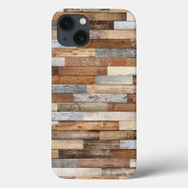 Coques Case-Mate iPhone Masculine Woodgrain Bois rustique (Verso)