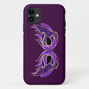 Etui iPhone Case-Mate Masque masqué royal violet