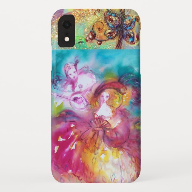 COQUES Case-Mate iPhone MASQUÉRADE VÉNÉTIENNE / PIERROT ET ARLECCHINE (Dos)