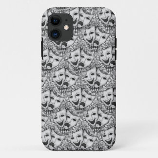 Coque iPhone 11 Masques de drame de comédie et de tragédie, cas de