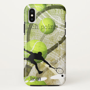 Case-Mate iPhone Case Match Point nom du joueur de tennis masculin