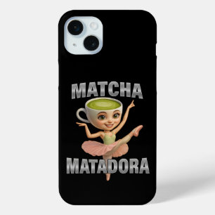 Coque iPhone 15 Mini Matcha Matadora Grace rencontre l'énergie verte