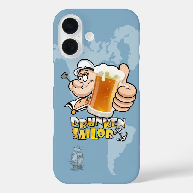 Coques Case-Mate iPhone Matelot ivre | (Verso)