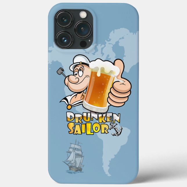 Coques Case-Mate iPhone Matelot ivre | (Verso)