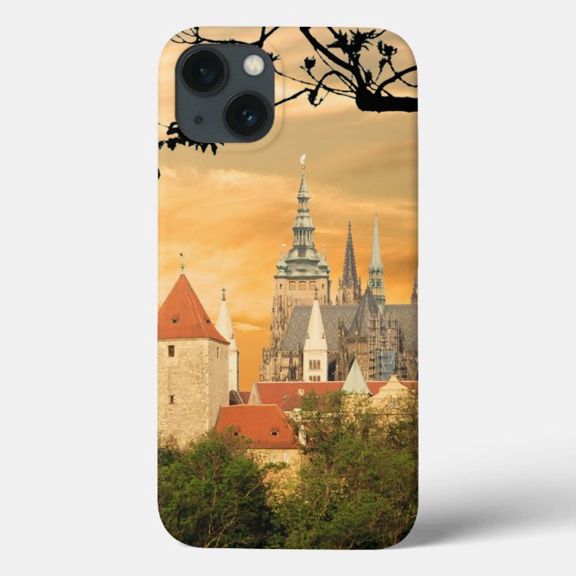 Coques Case-Mate iPhone Matin de château de Prague (Verso)