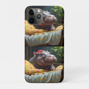 Case-Mate iPhone Case "Matinage des lunettes : Baby Hippo se réveille da