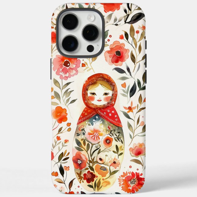 Coques Case-Mate iPhone Matryoshka, poupée russe (Verso)