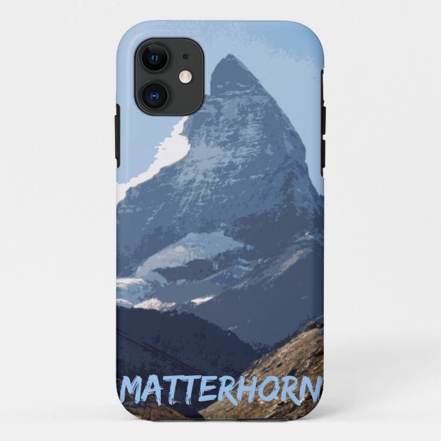 Coques Case-Mate iPhone Matterhorn Mountain Design, Suisse (Dos)