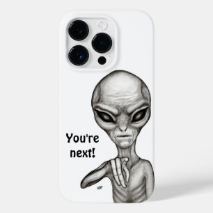Coque Pour iPhone 14 Pro Mauvais Alien, Tu es le prochain !