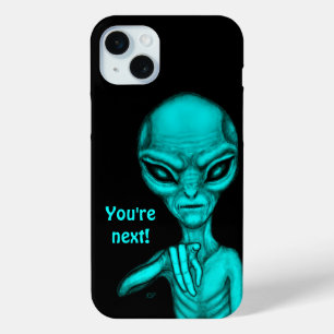 Coque iPhone 15 Mini Mauvais Alien, Tu es le prochain !