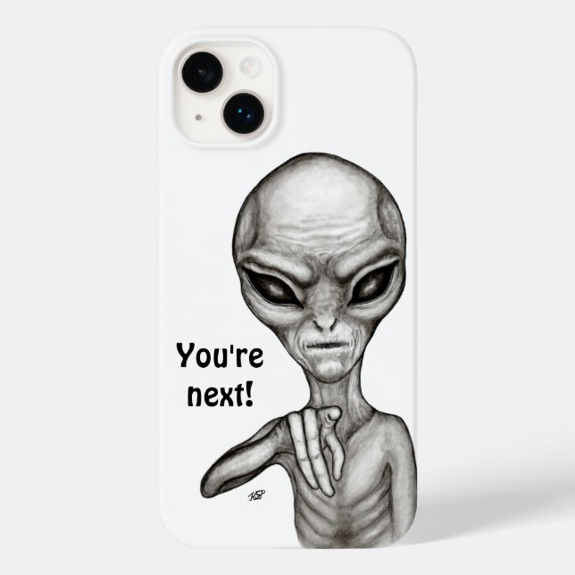 Coques Case-Mate iPhone Mauvais Alien, Tu es le prochain ! (Verso)