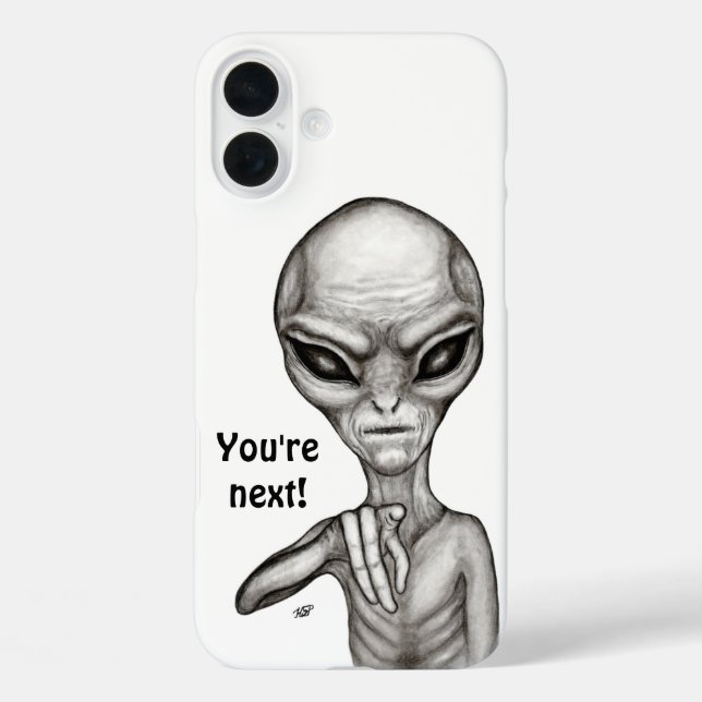 Coques Case-Mate iPhone Mauvais Alien, Tu es le prochain ! (Verso)