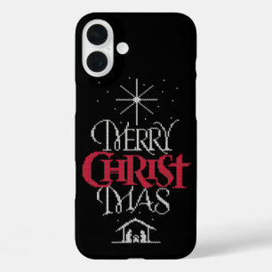 Coques iPhone 16 Plus Mauvais Joyeux CHRISTmas Sweater Religion Religion