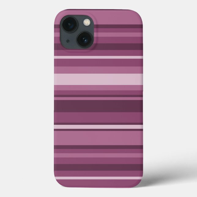 Coques Case-Mate iPhone Mauve rayures Coque-coque iphone Mate (Verso)