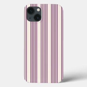 Case-Mate iPhone Case Mauve violet beige cinq bandes motif