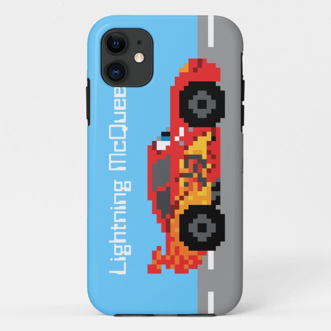 Coques Case-Mate iPhone McQueen, éclair 8 bits (Dos)