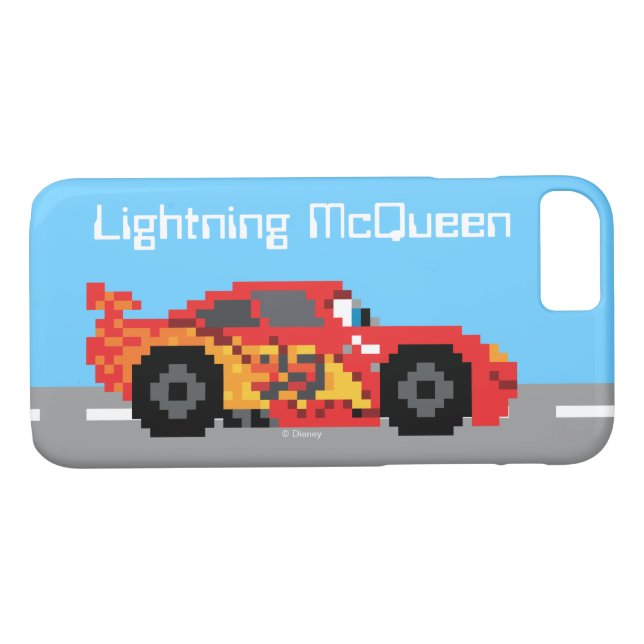 Coques Case-Mate iPhone McQueen, éclair 8 bits (Dos (Horizontal))