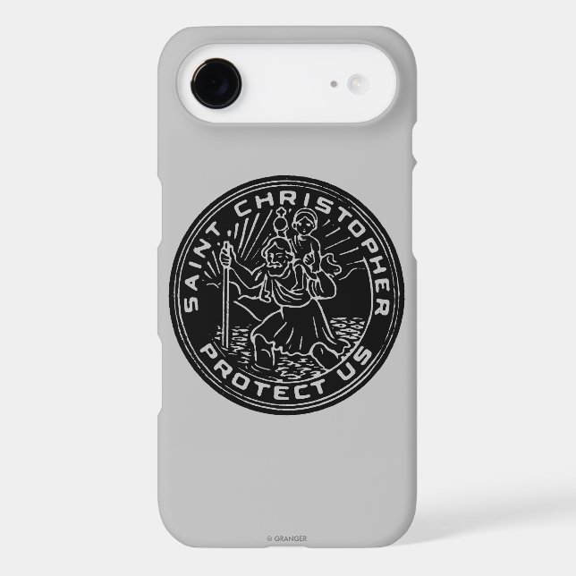 Coques Case-Mate iPhone Médaille de Christopher de saint (Verso)