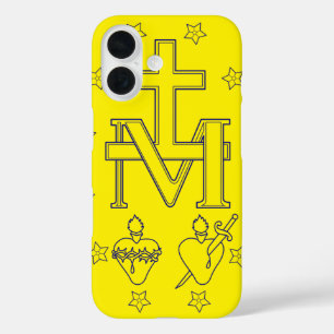 Coque Pour iPhone 16 Médaille de Notre-Dame des Grâces