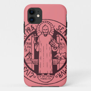 Case-Mate iPhone Case Médaille Symbole d'Art Minimaliste Saint Benoît
